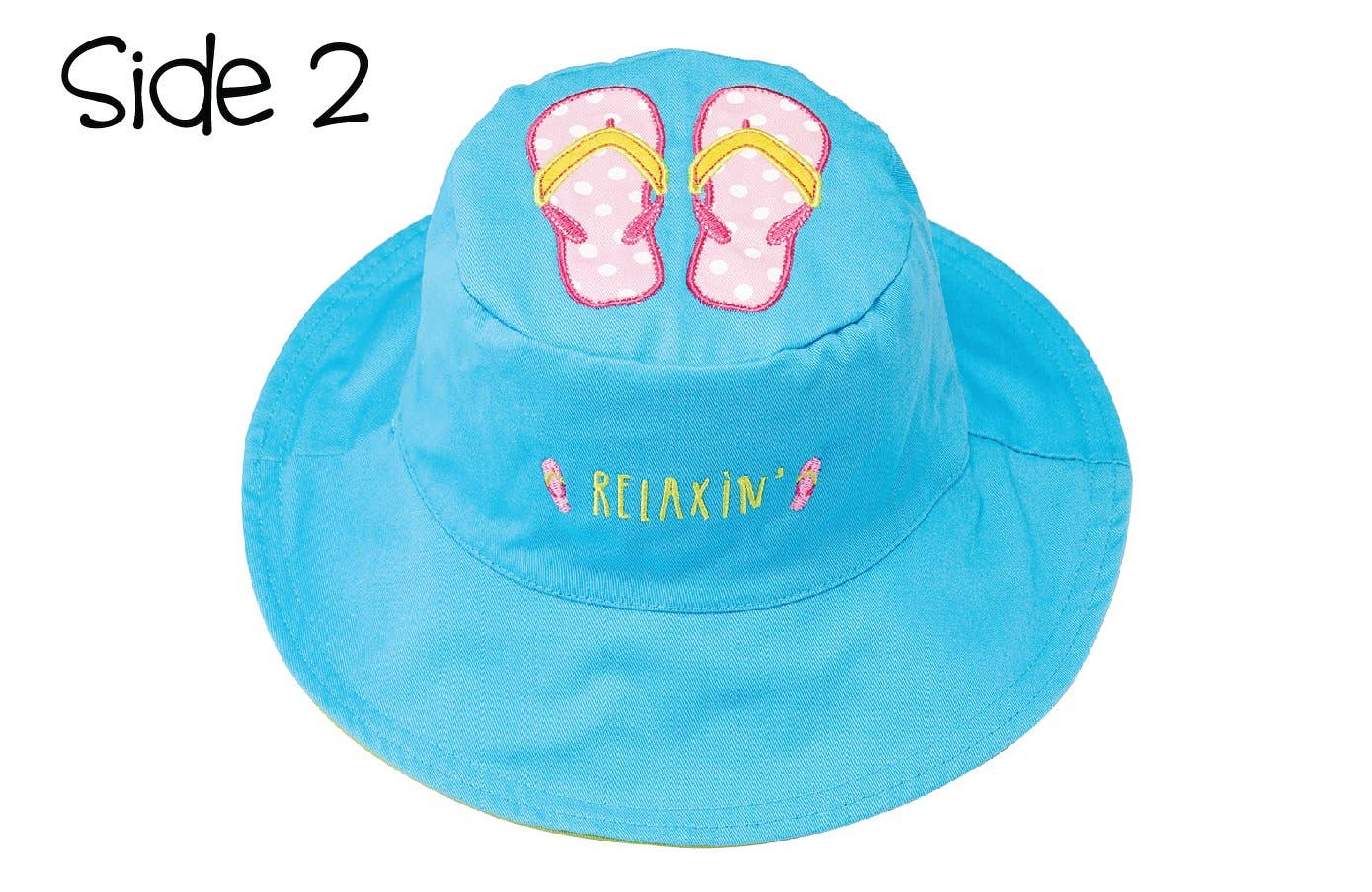 Kids UPF50+ Sun Hat - Muskoka Chair/Flipflops
