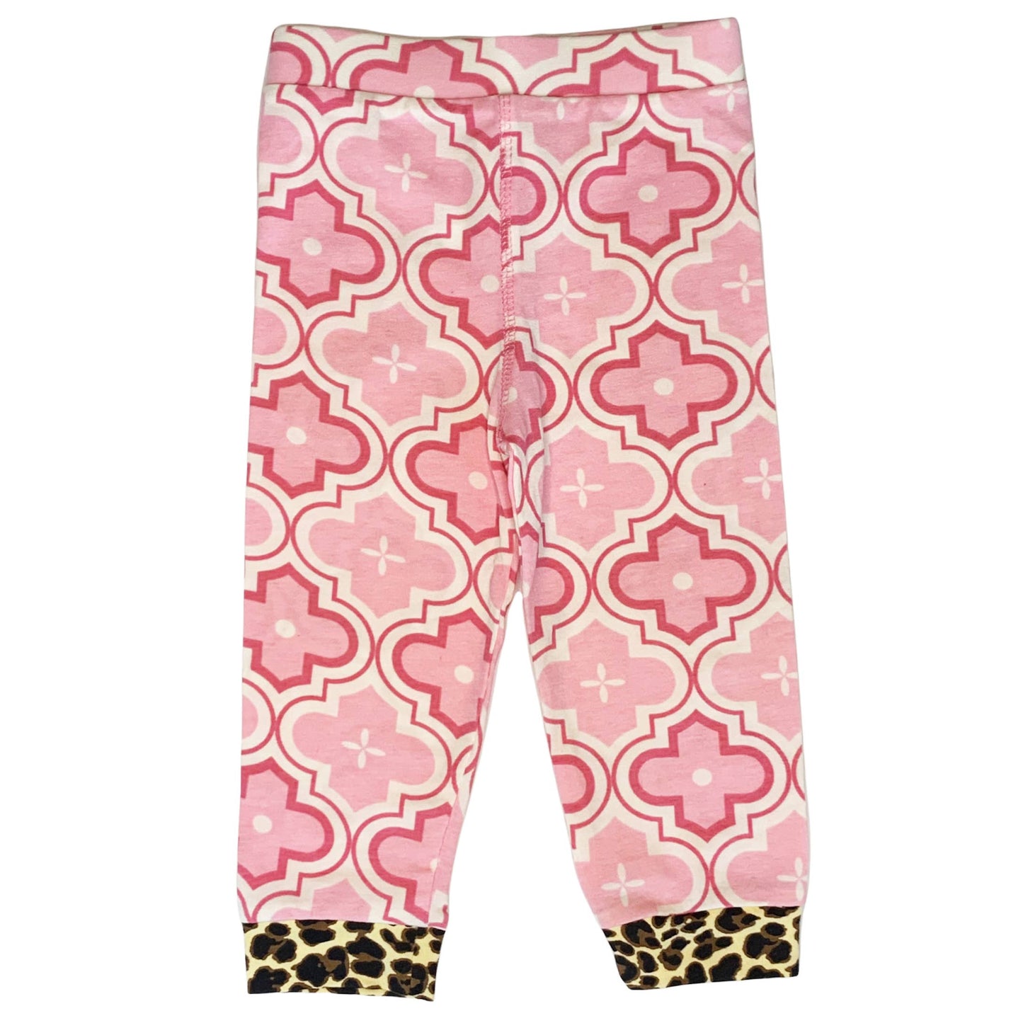 AnnLoren Pink Leopard Baby Girls Layette Set Shower Gift PP