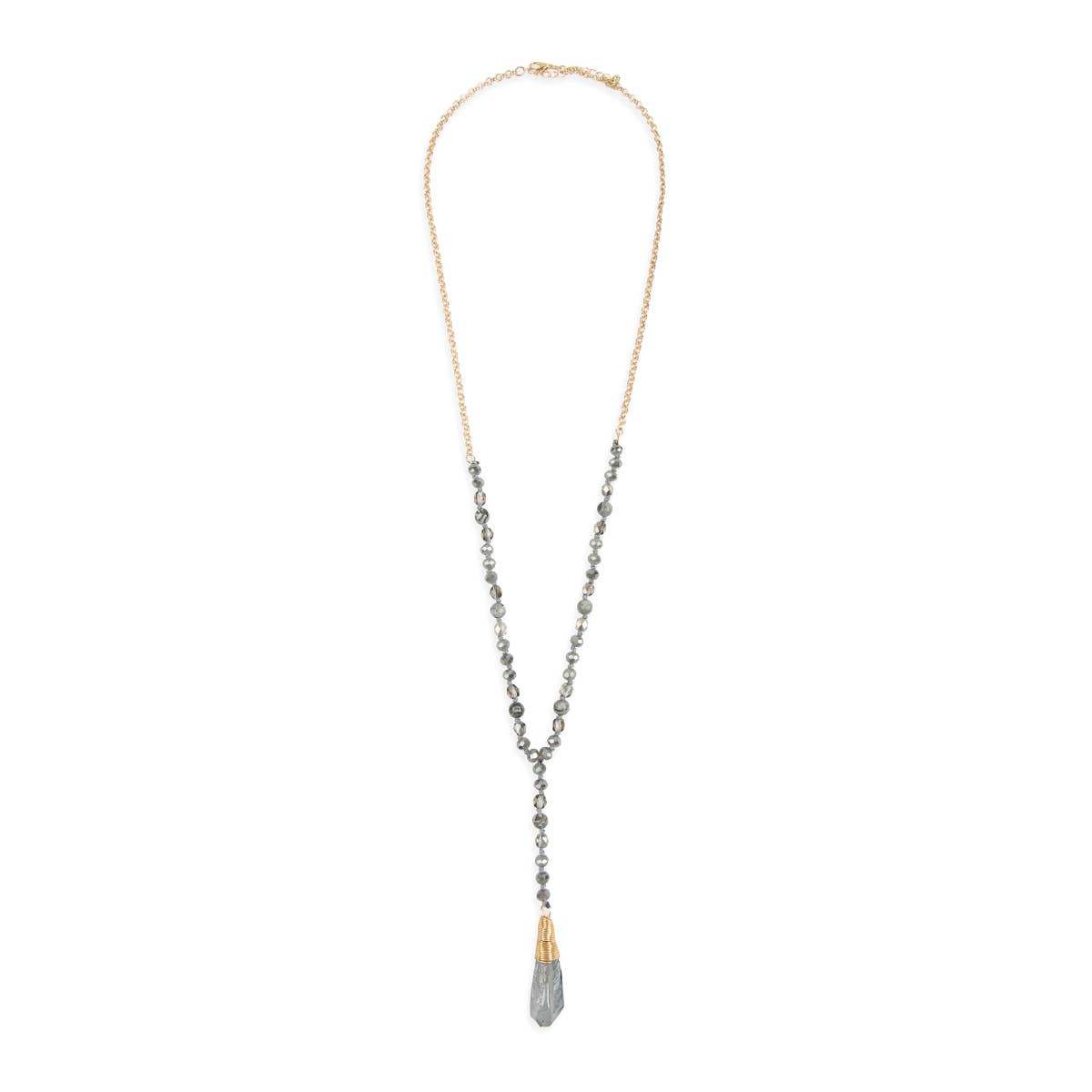 NATURAL STONE PENDANT NECKLACE