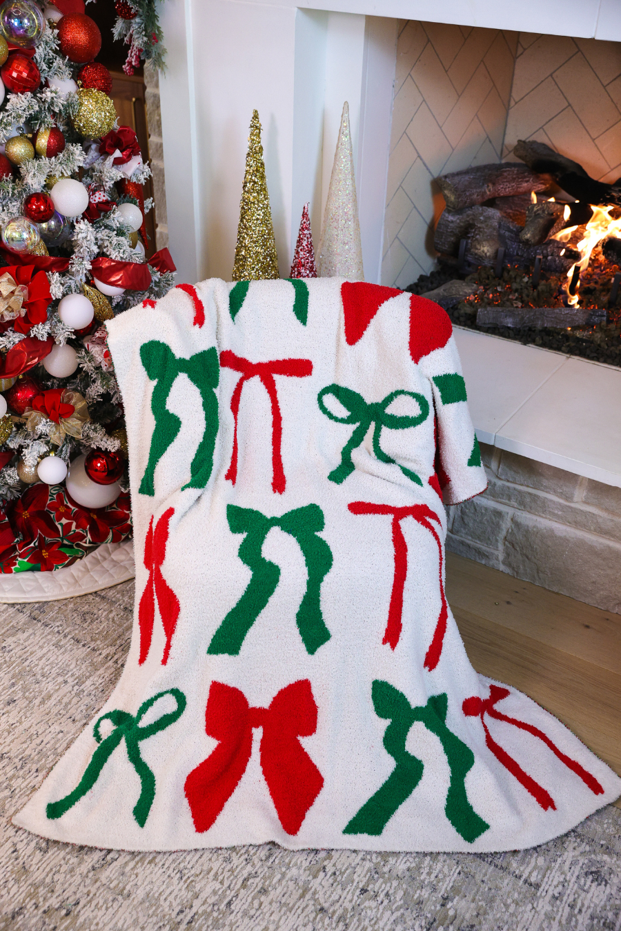 PREORDER- Midnight Bow Christmas Edition Blanket