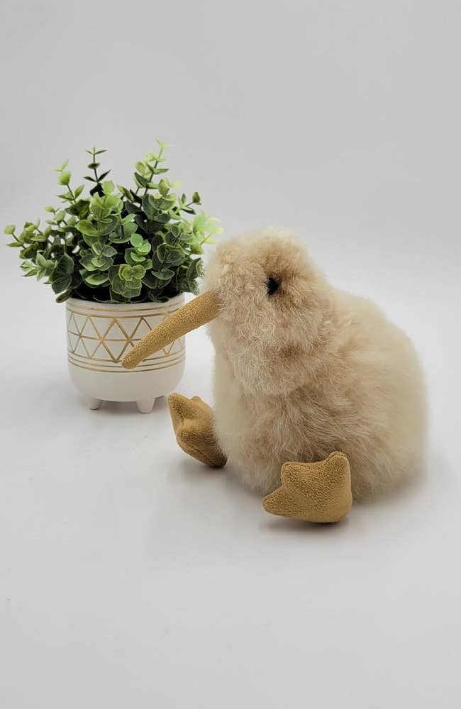 Alpaca Stuffed Animal | Baby Kiwi 8" | Handmade