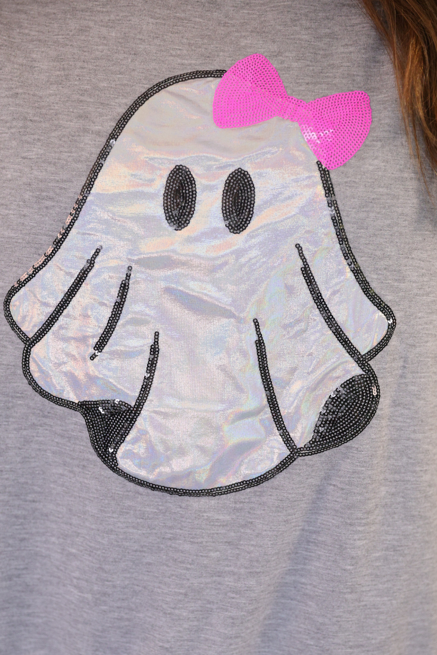 Gigi The Ghost Metallic Pullover