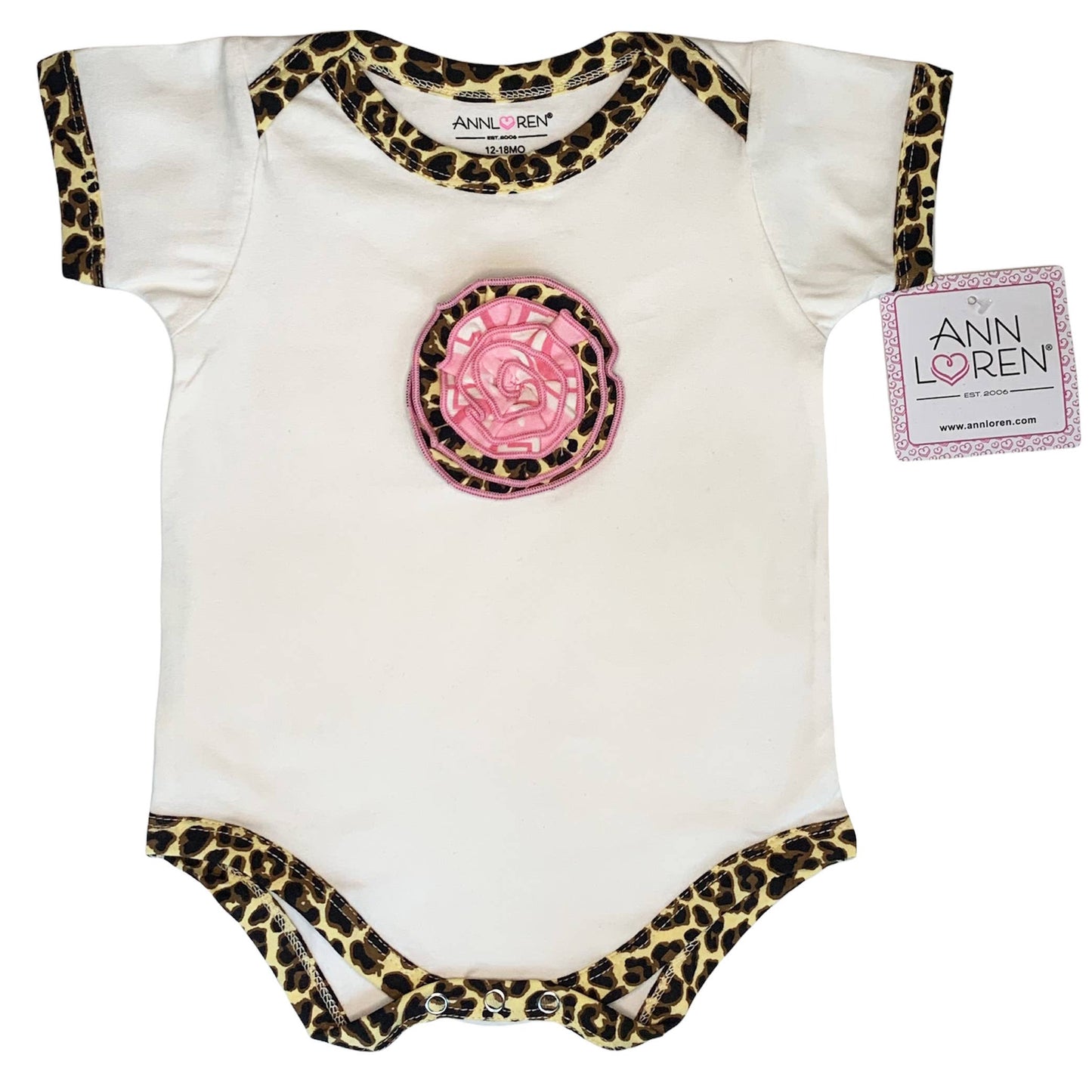 AnnLoren Pink Leopard Baby Girls Layette Set Shower Gift PP