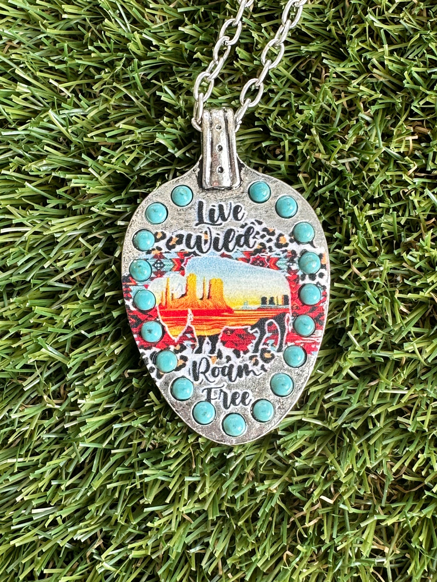 Live Wild Roam Free Necklace