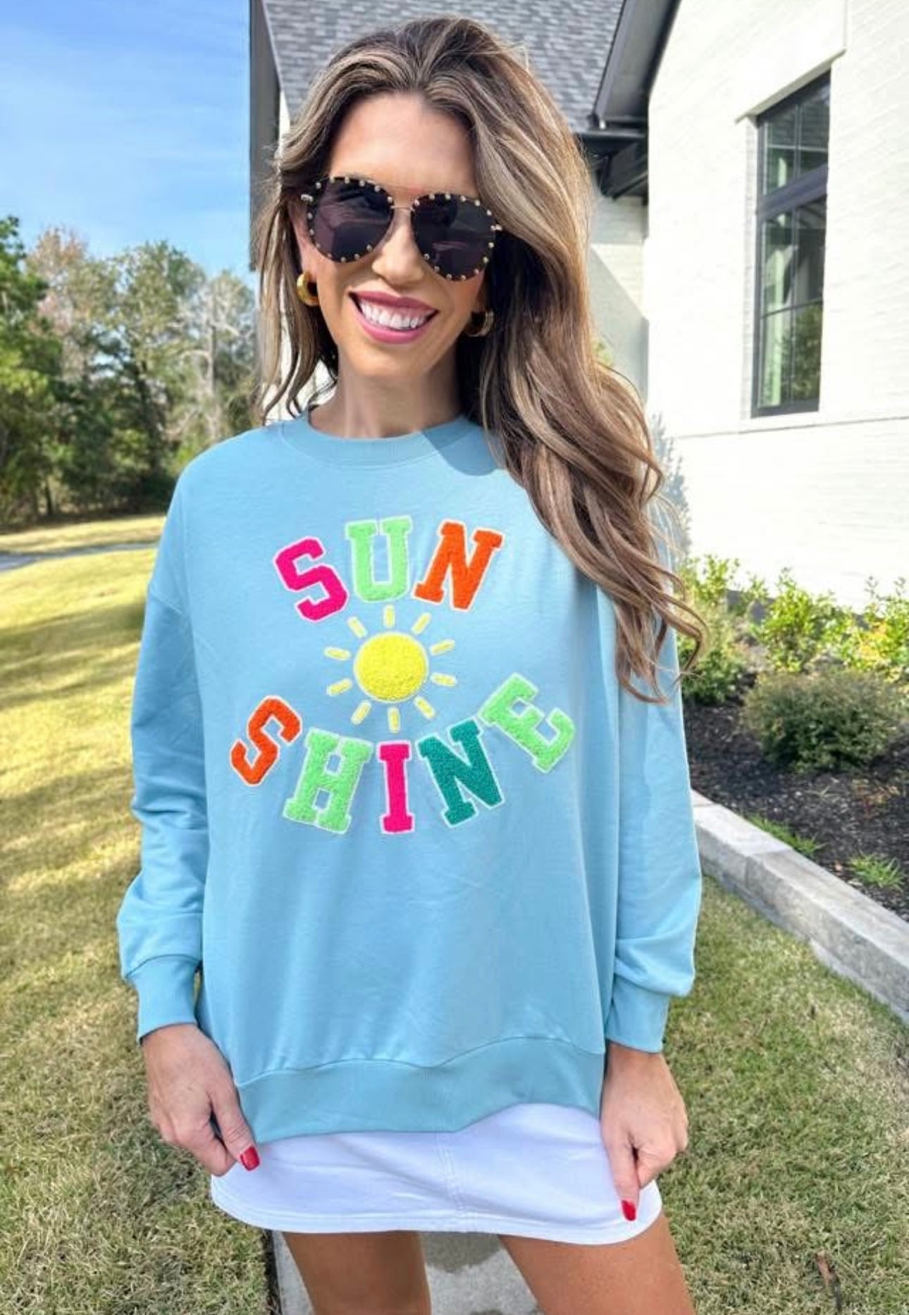 Sunshine Patch Pullover