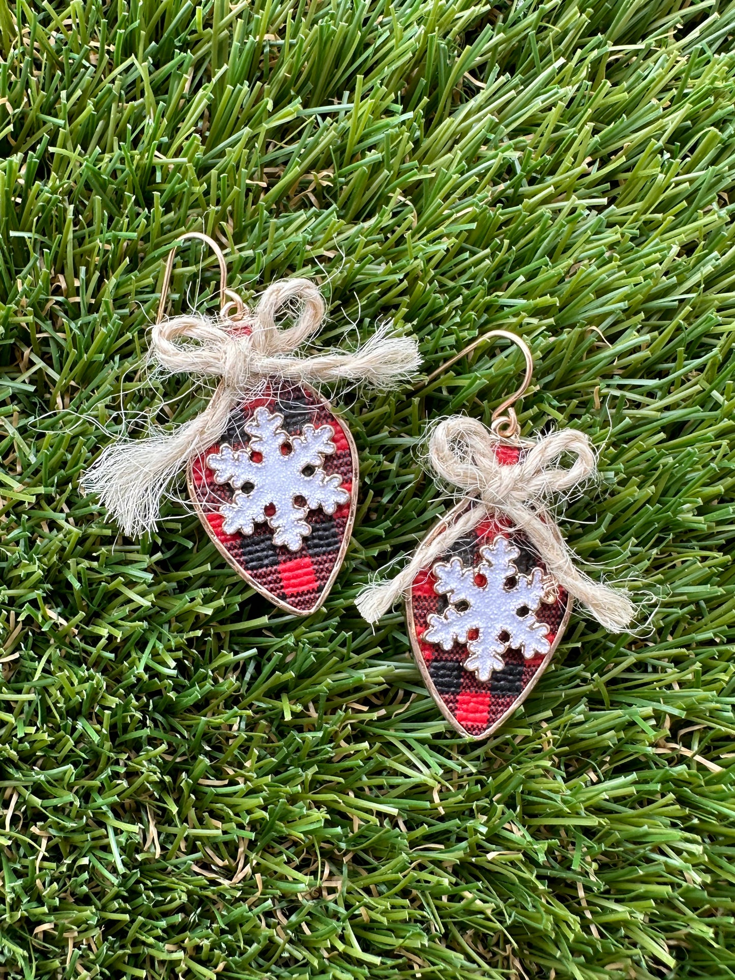 Red Lightbulb Earrings