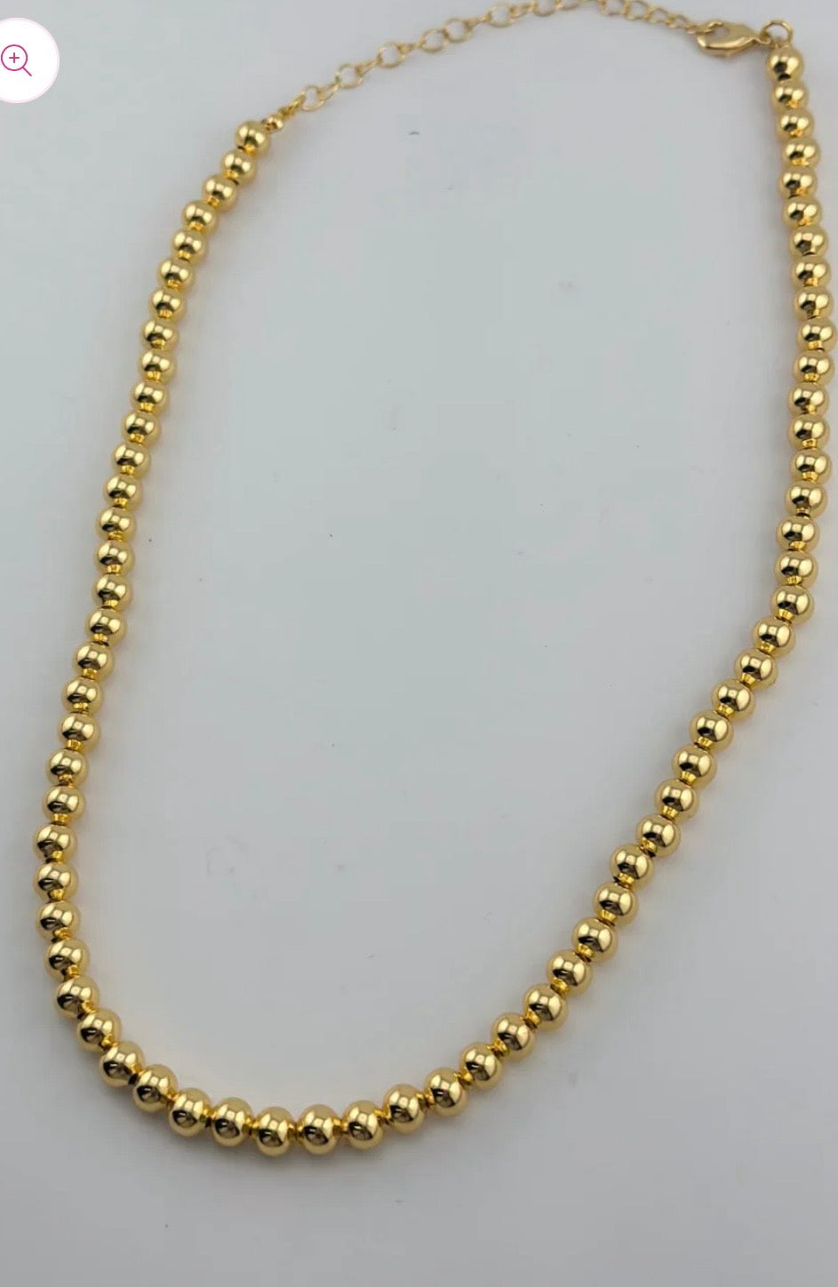 Easy to Style Beaded Necklace - Gold