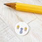 Pencil Signature Enamel Stud Earrings