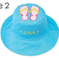 Kids UPF50+ Sun Hat - Muskoka Chair/Flipflops