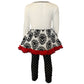 Girls Damask Dress & Leggings