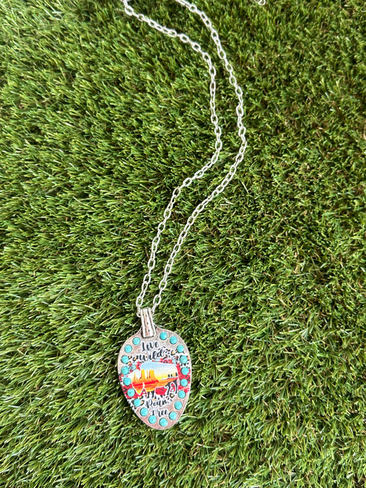 Live Wild Roam Free Necklace