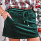 PREORDER- Velvet Hour Skort - Green