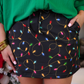 PREORDER- Christmas Lights Skort