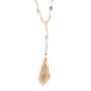 NATURAL STONE PENDANT NECKLACE