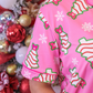 PREORDER- Bow Christmas Treat Ruffle Pajama Set