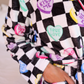 PREORDER- Legacy Lounge Robe- Checkered Conversation Hearts