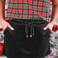 PREORDER- Velvet Hour Skort - Black