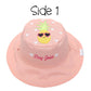 Kids UPF50+ Sun Hat  - Flamingo/Pineapple