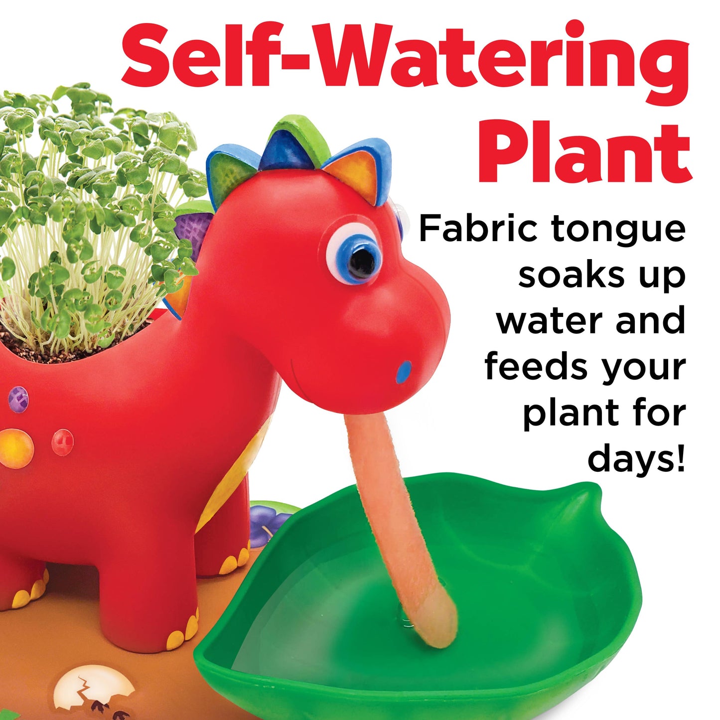 Self-Watering Dinosaur Plant Pet Grow Craft Kit for Kids