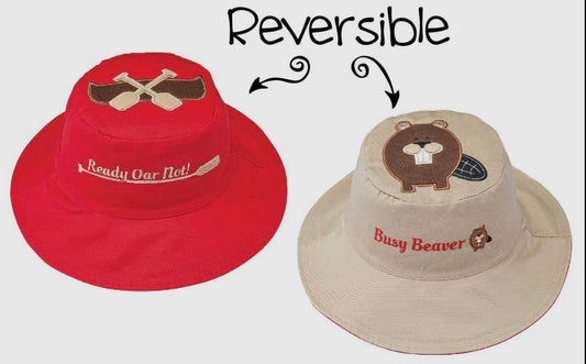 Beaver/Oar Reversible Hat