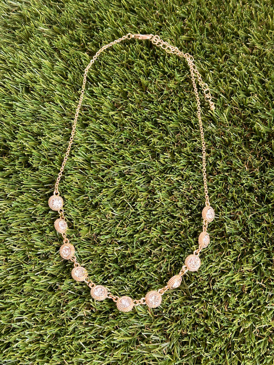 Gold Sparkle Necklace