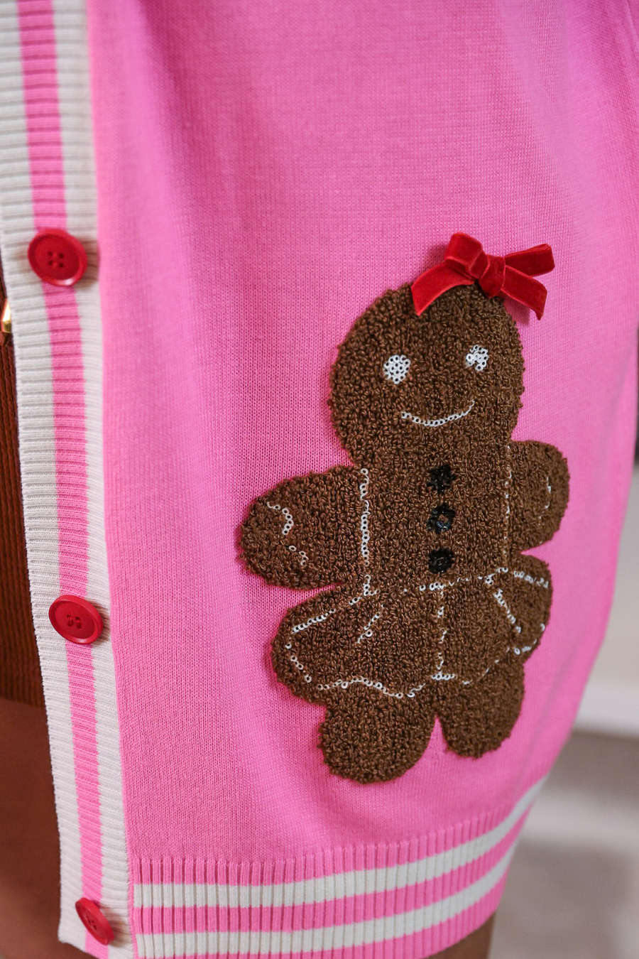 PREORDER- Ginny The Gingerbread Girl Long Cardigan