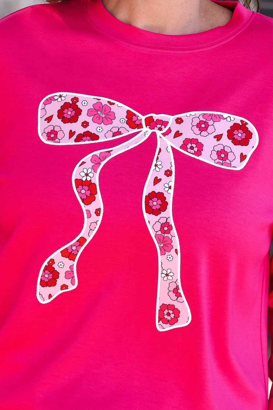 PREORDER- Bow in Bloom Luxe Pullover