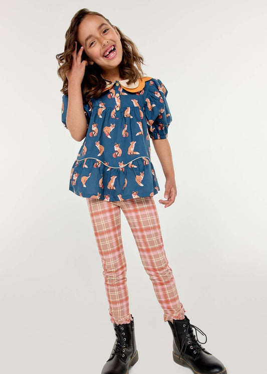 Forest Foxes Tunic Top