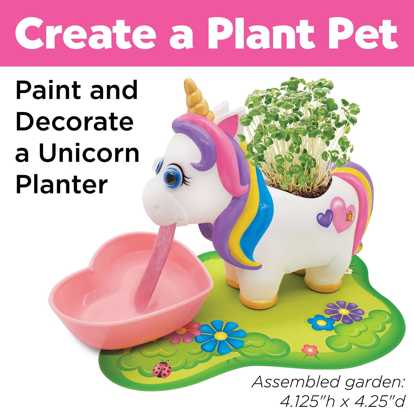 Self-Watering Plant Pet Unicorn Grow Craft Kit for Kids