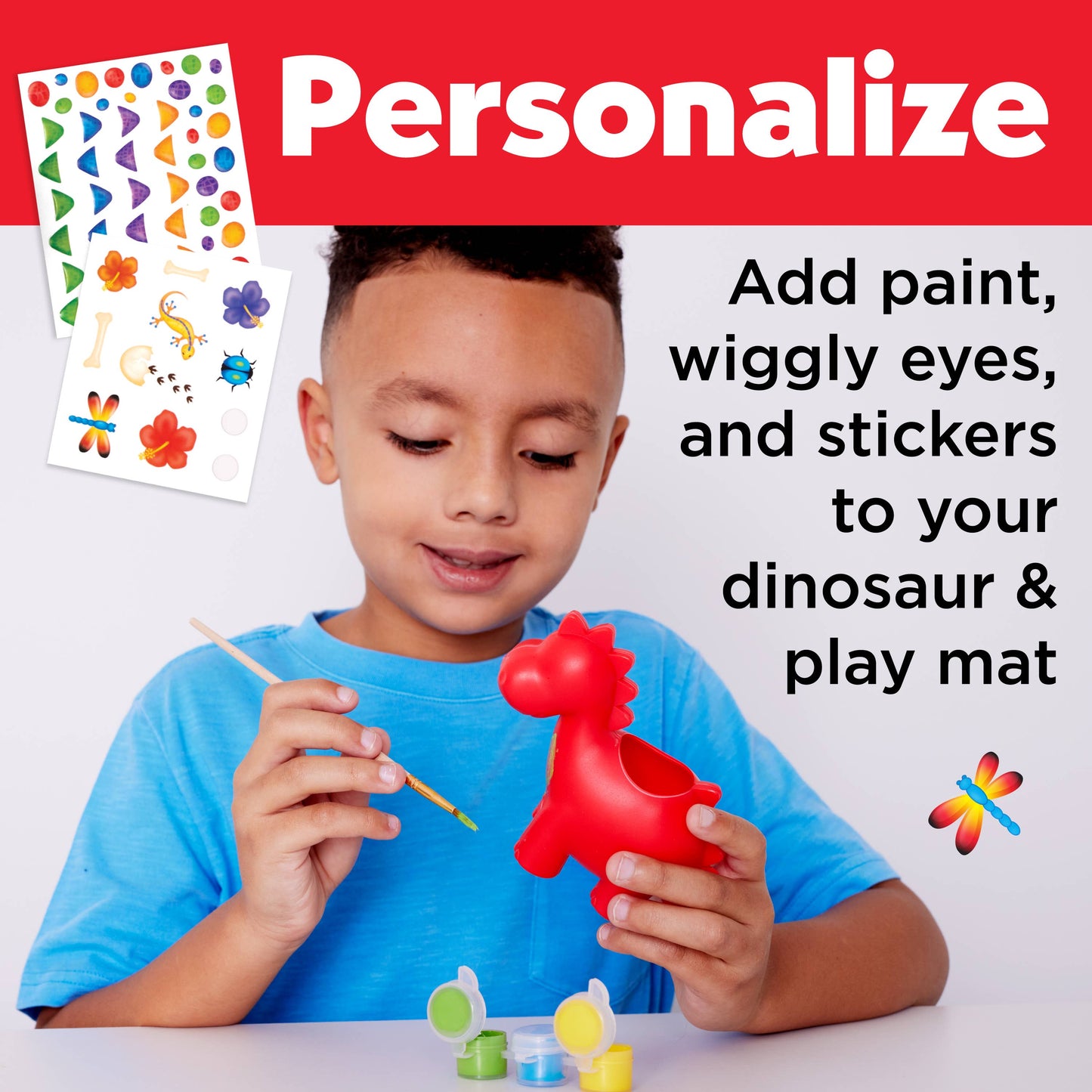 Self-Watering Dinosaur Plant Pet Grow Craft Kit for Kids