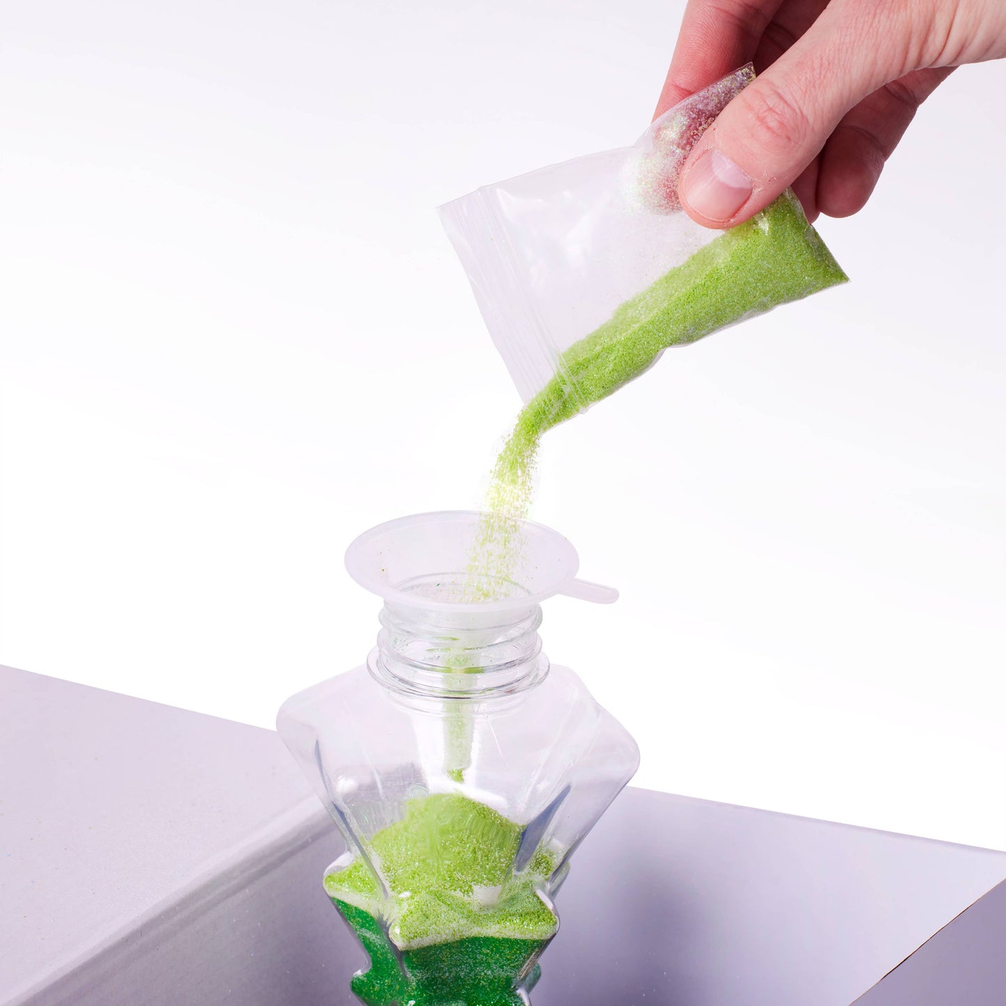 Sand Art Christmas Tree Holiday Craft Kit for Kids