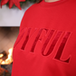 PREORDER- Joyful Velvet Patch Luxe Pullover