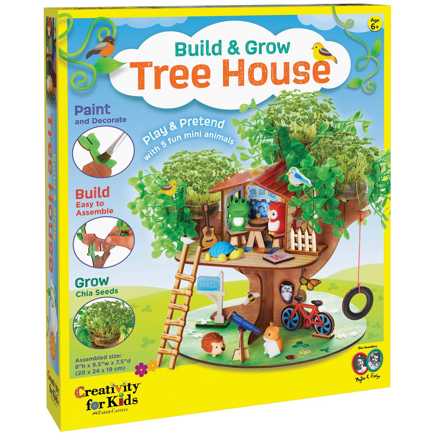 Build & Grow Tree House - DIY Craft Kit for Kids