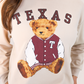 PREORDER- Benny The Bear Texas Pullover, Maroon