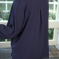 PREORDER-Sloane Button Up Top- Navy