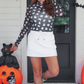 Keigan Mesh Top- Ghost