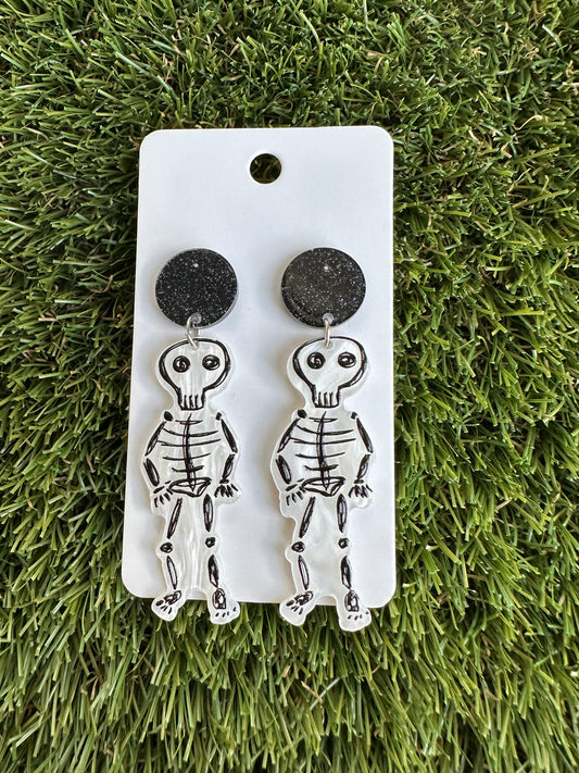 Skeleton Earrings