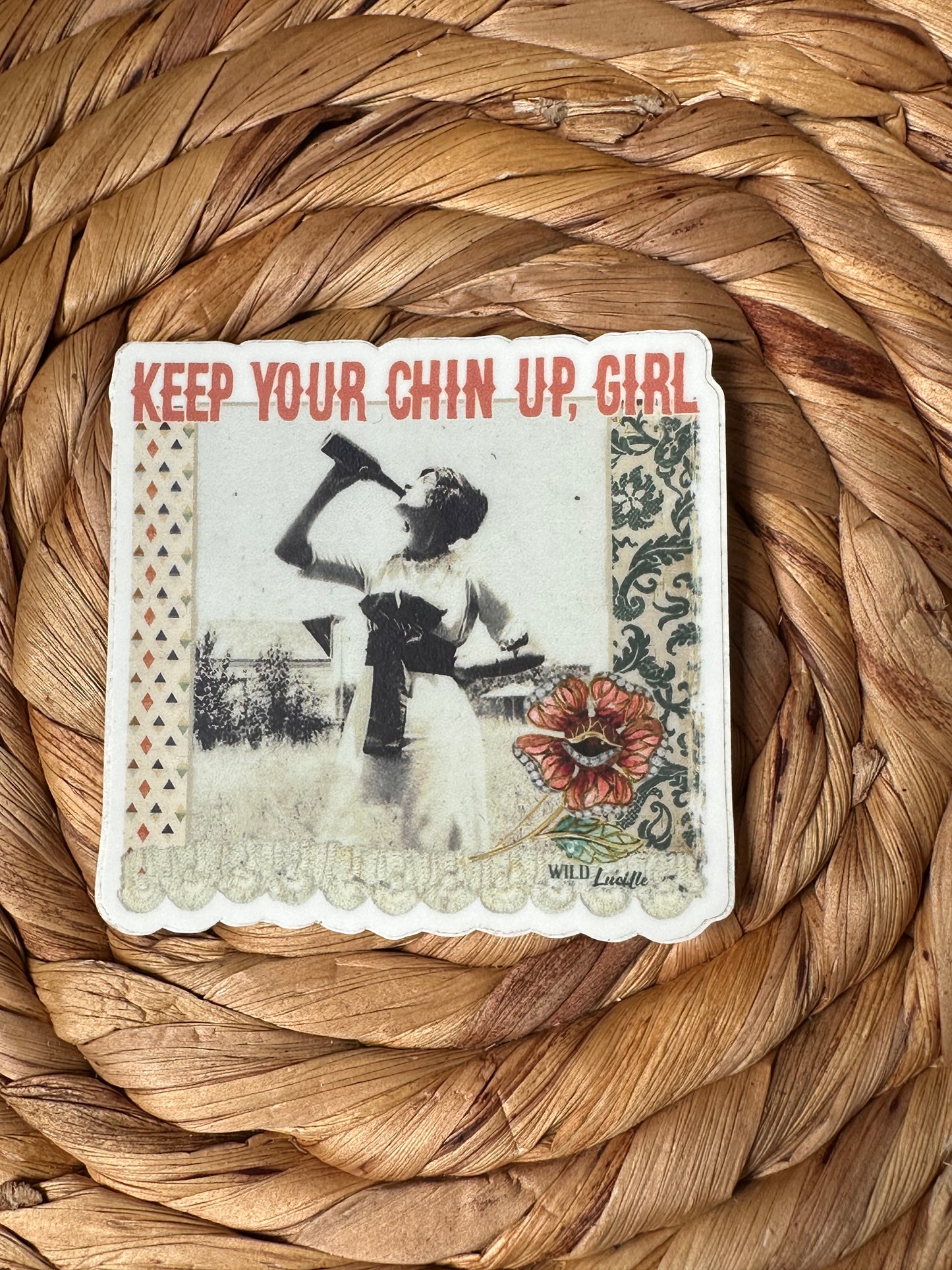 Chin Up Sticker