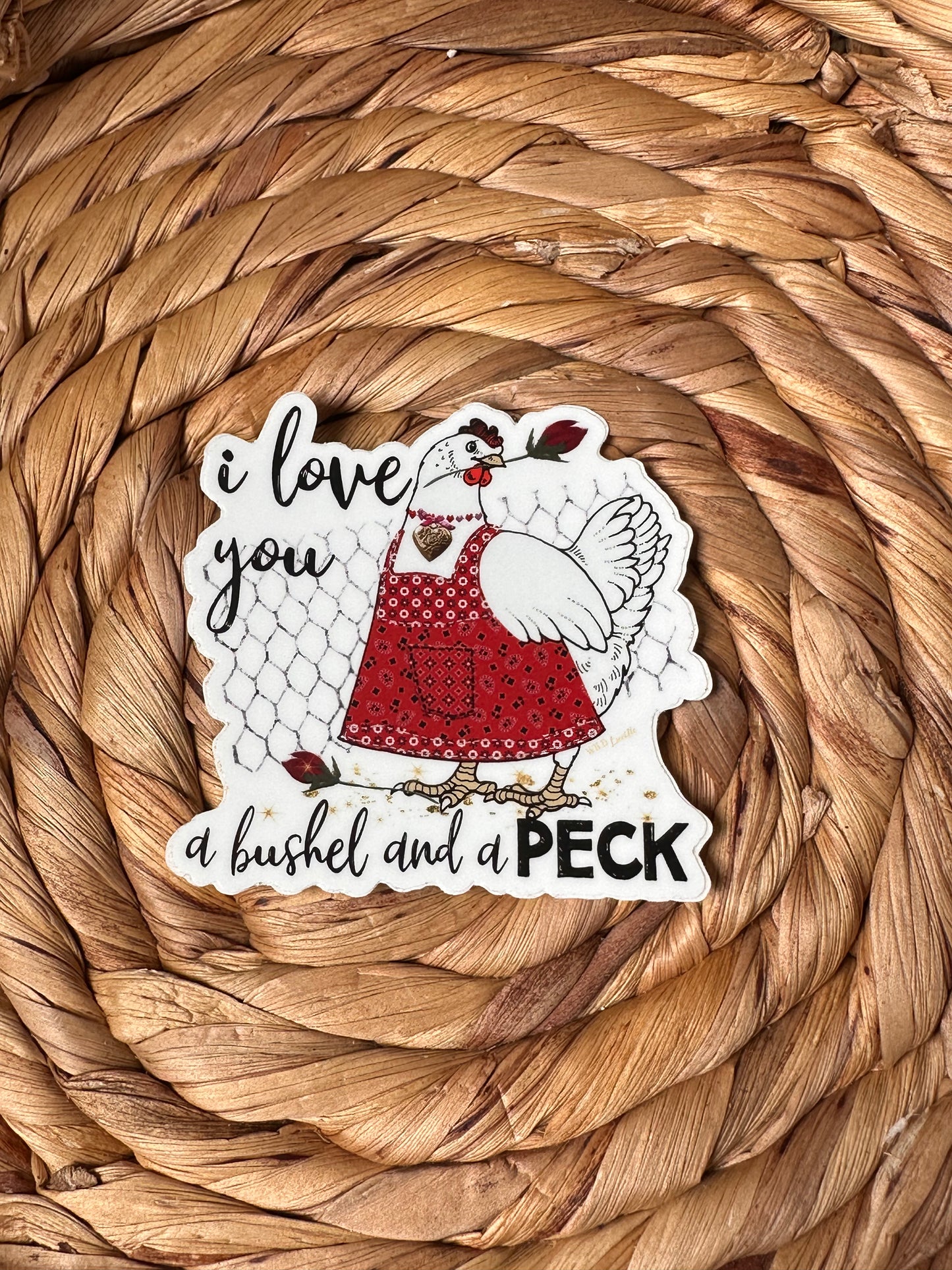 Bushel & A Peck Sticker