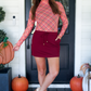 Keigan Mesh Top- Thankful Plaid