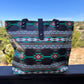 Brown/Green Aztec Tote