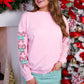 PREORDER- Candy Cane Sleeves Pullover