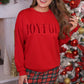 PREORDER- Joyful Velvet Patch Luxe Pullover