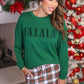 PREORDER- Fa La La Velvet Patch Luxe Pullover