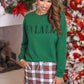 PREORDER- Fa La La Velvet Patch Luxe Pullover