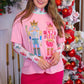 PREORDER- Nutcracker Vibes Sequin Embroidered Tee