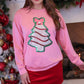 PREORDER- Foil Bow Christmas Treat Luxe Pullover