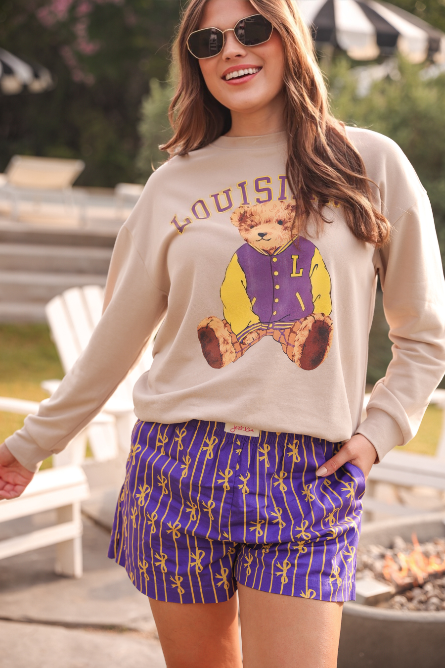 PREORDER- Benny The Bear Louisiana Pullover