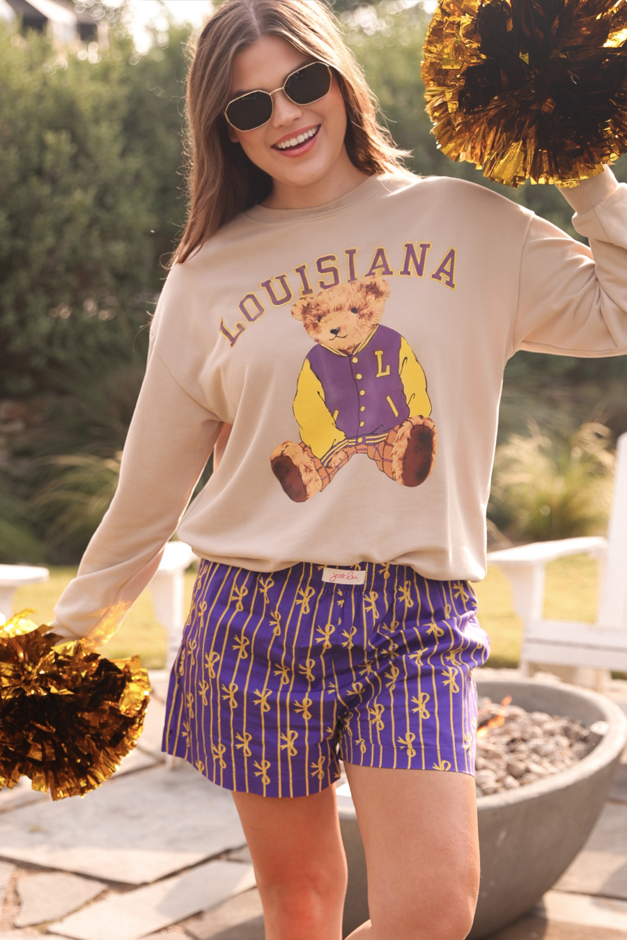 PREORDER- Benny The Bear Louisiana Pullover
