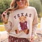 PREORDER- Benny The Bear Texas Pullover, Maroon